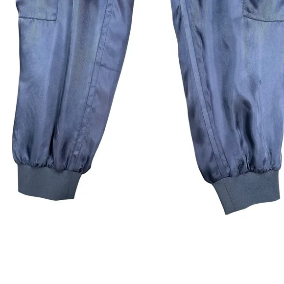 CINQ A SEPT Giles Twill Cargo Joggers in Cobalt wave